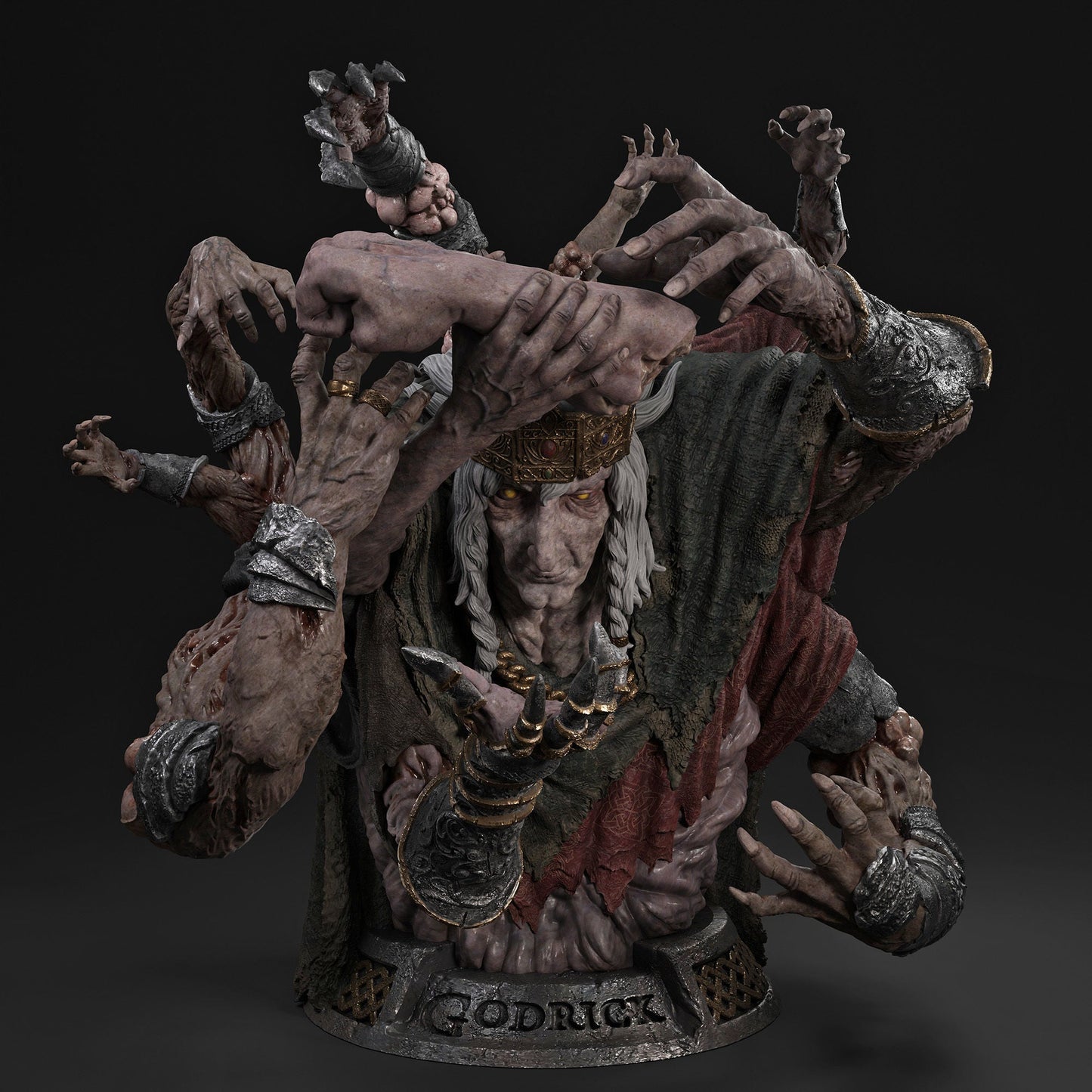 Godrick the Grafted - Elden Ring - STL 3D Print Files