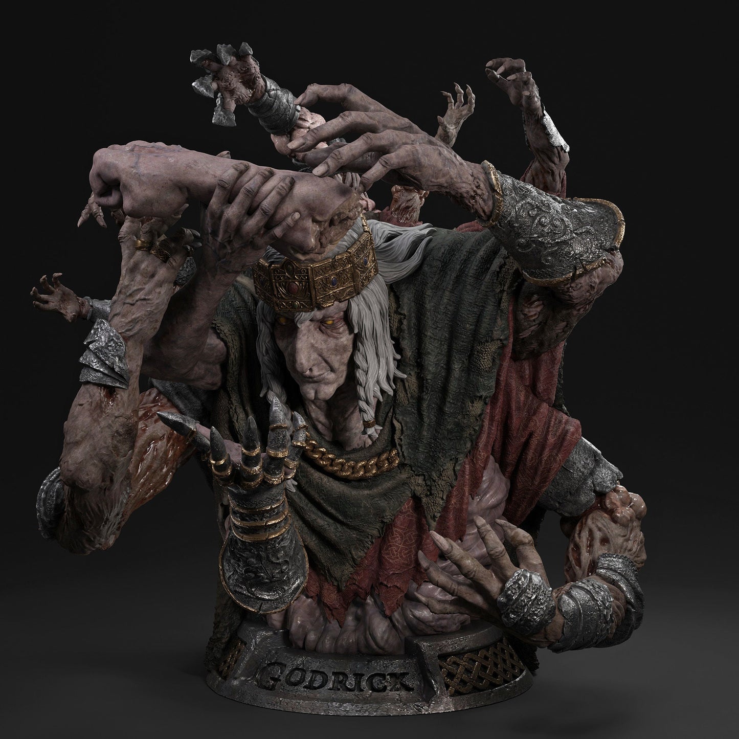 Godrick the Grafted - Elden Ring - STL 3D Print Files