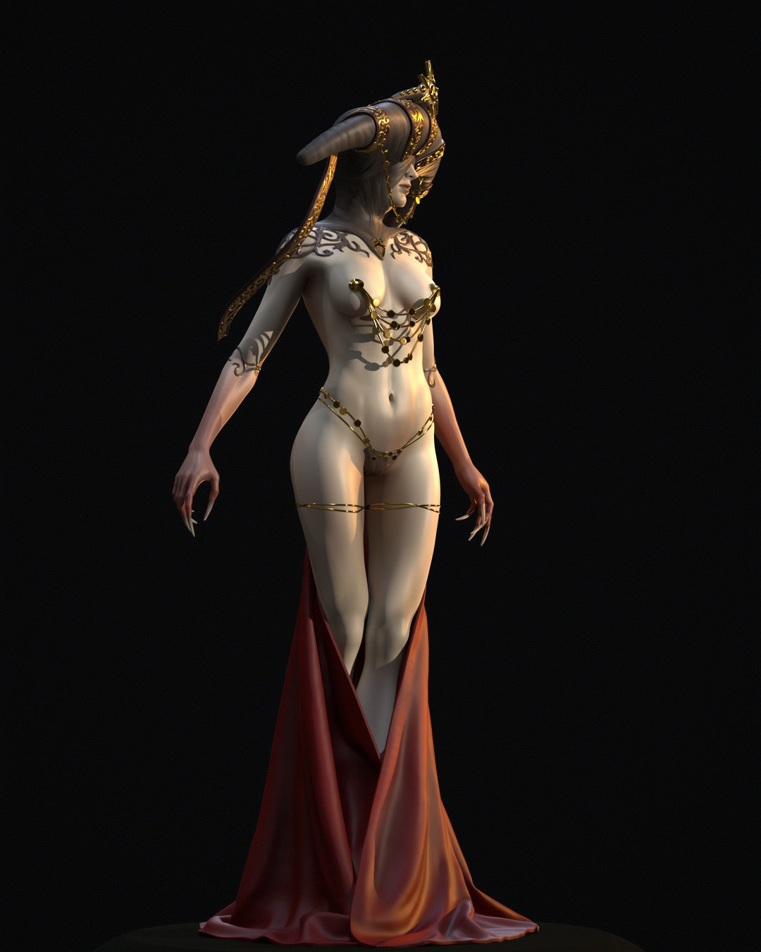 Gunaty NSFW - The Pale Priestess - STL 3D Print Files