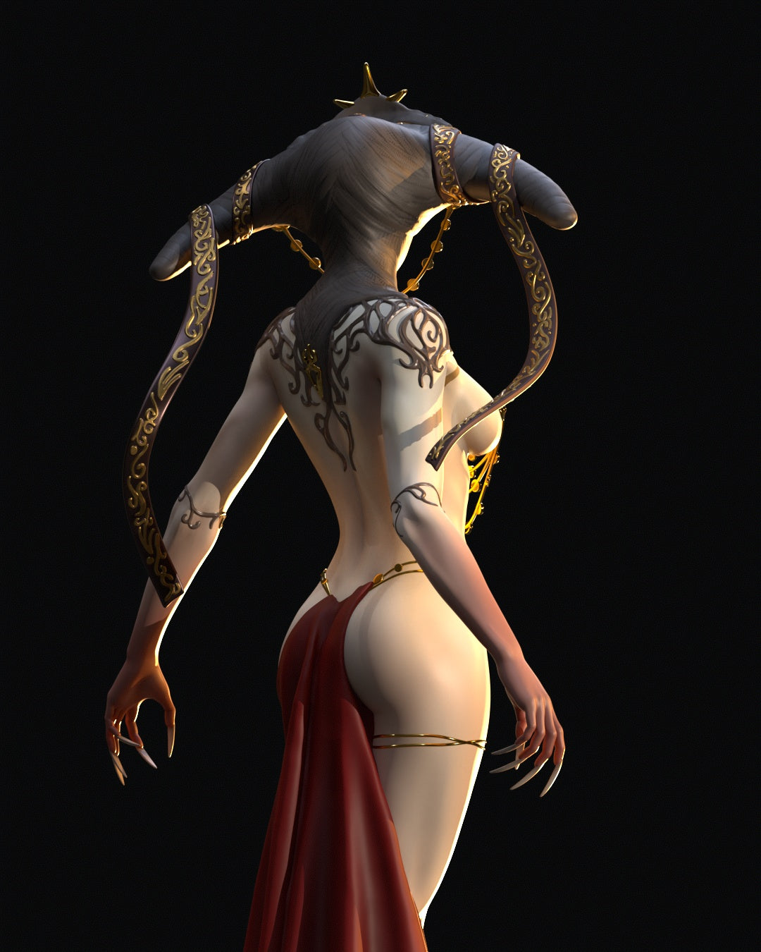 Gunaty NSFW - The Pale Priestess - STL 3D Print Files