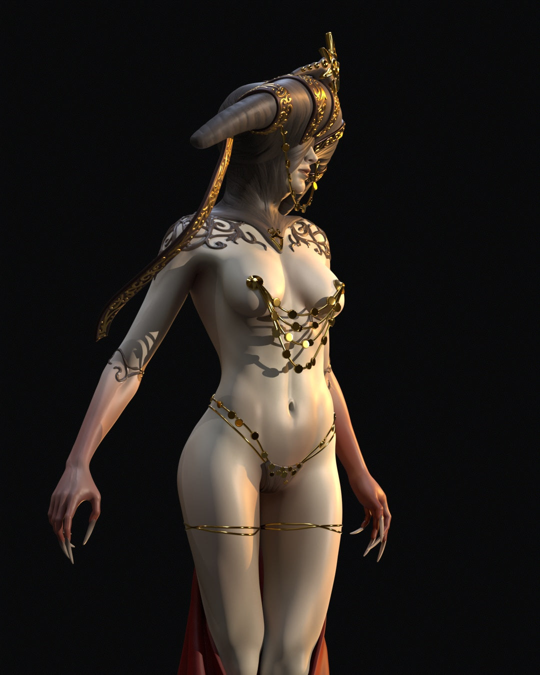 Gunaty NSFW - The Pale Priestess - STL 3D Print Files