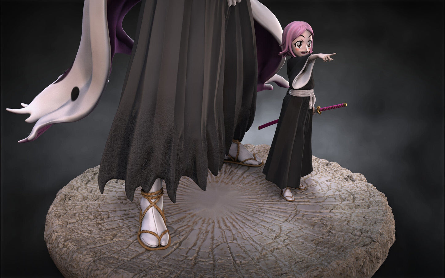 Zaraki Kenpachi and Yachiru - Bleach - STL 3D Print Files