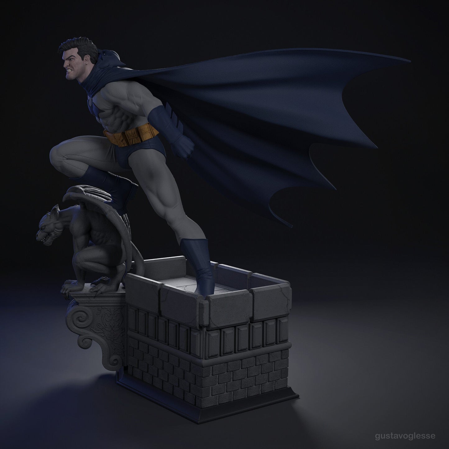 2048 Batman Classic - STL 3D Print Files