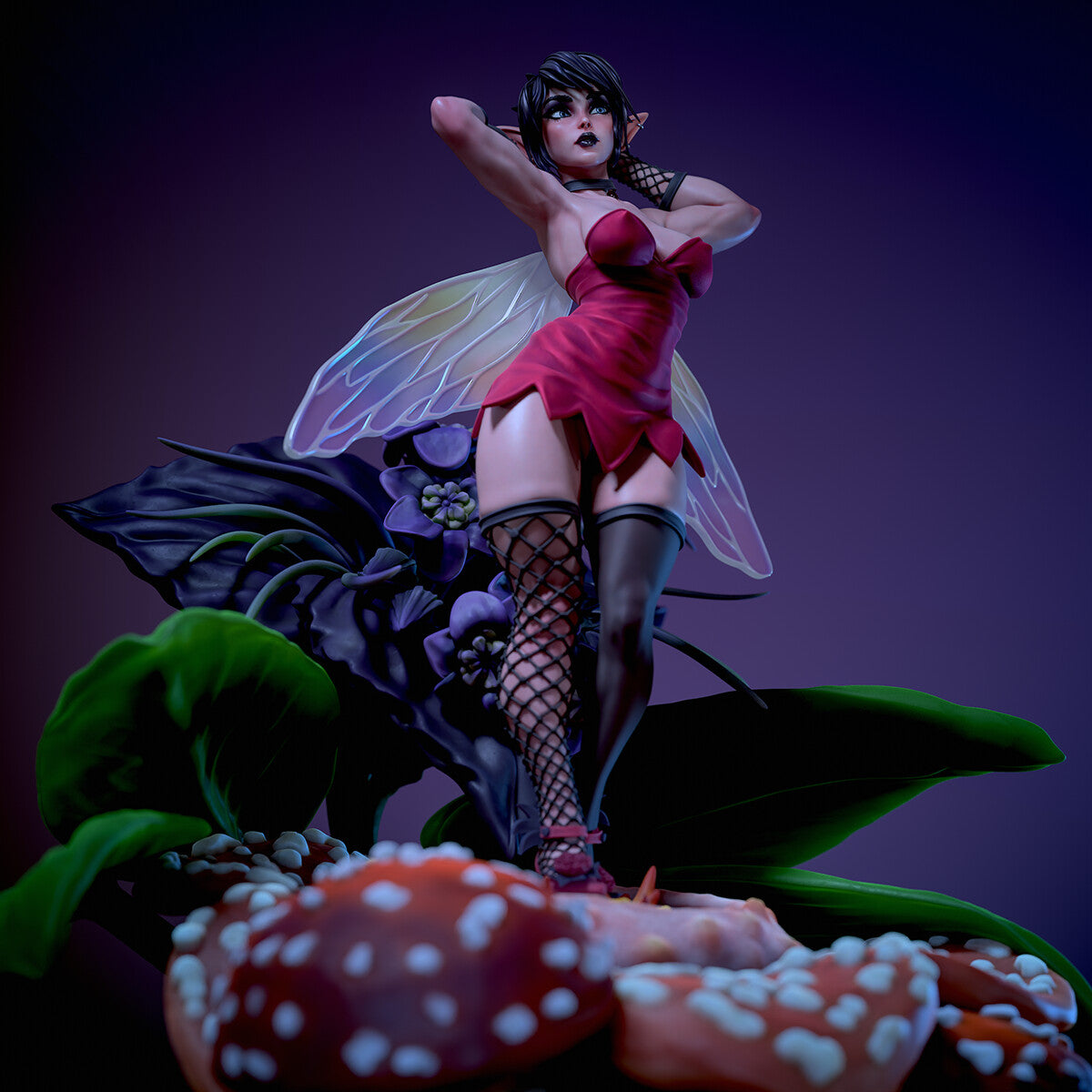 Vita NSFW - The Goth Fairy - STL 3D Print Files