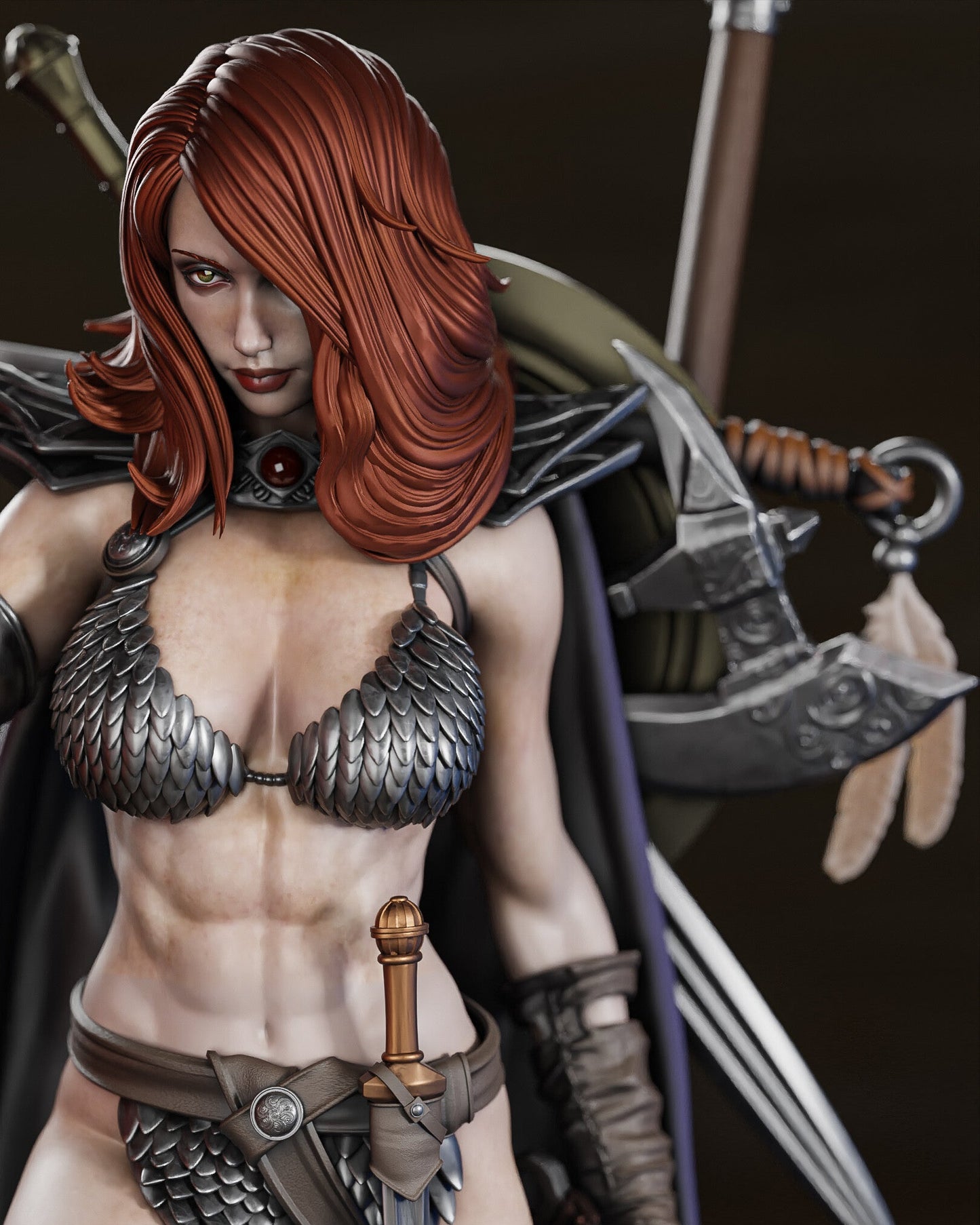 1342 Red Sonja - Marvel Comics - STL 3D Print Files