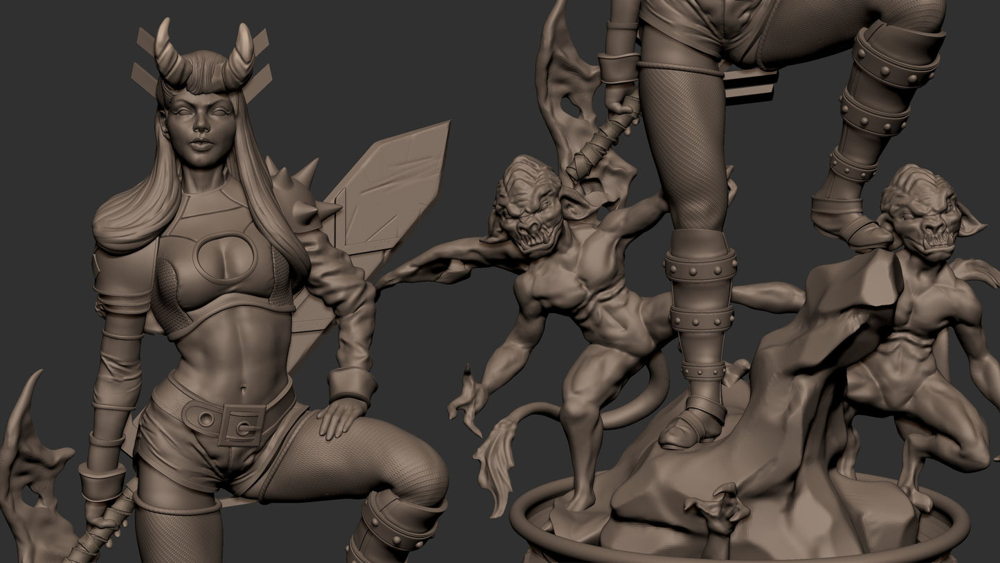 Magik - Illyana Rasputina - STL 3D Print Files