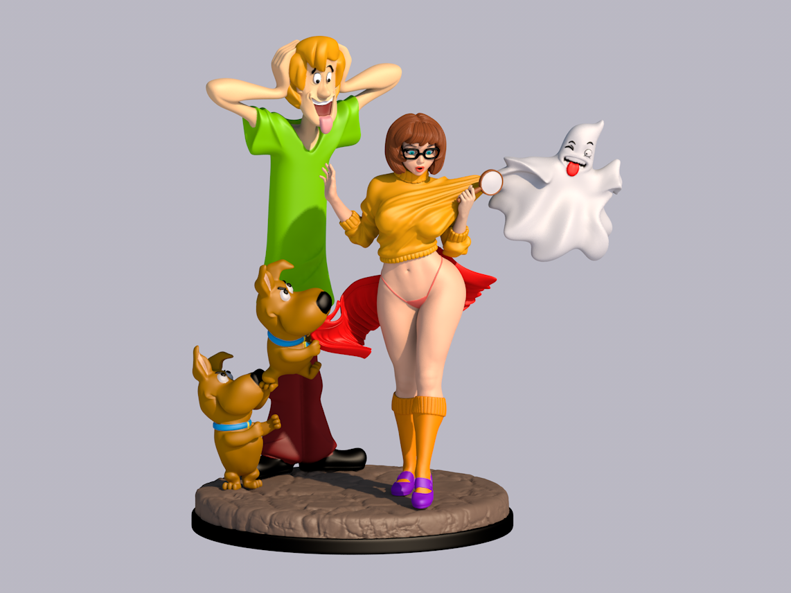 Sexy Velma - Scooby Doo - STL 3D Print Files