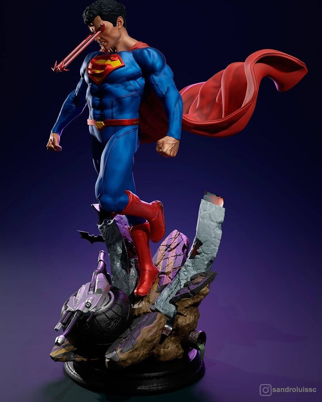 1343 Superman - DC COMICS - STL 3D Print Files