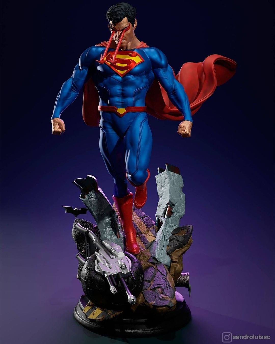 1343 Superman - DC COMICS - STL 3D Print Files