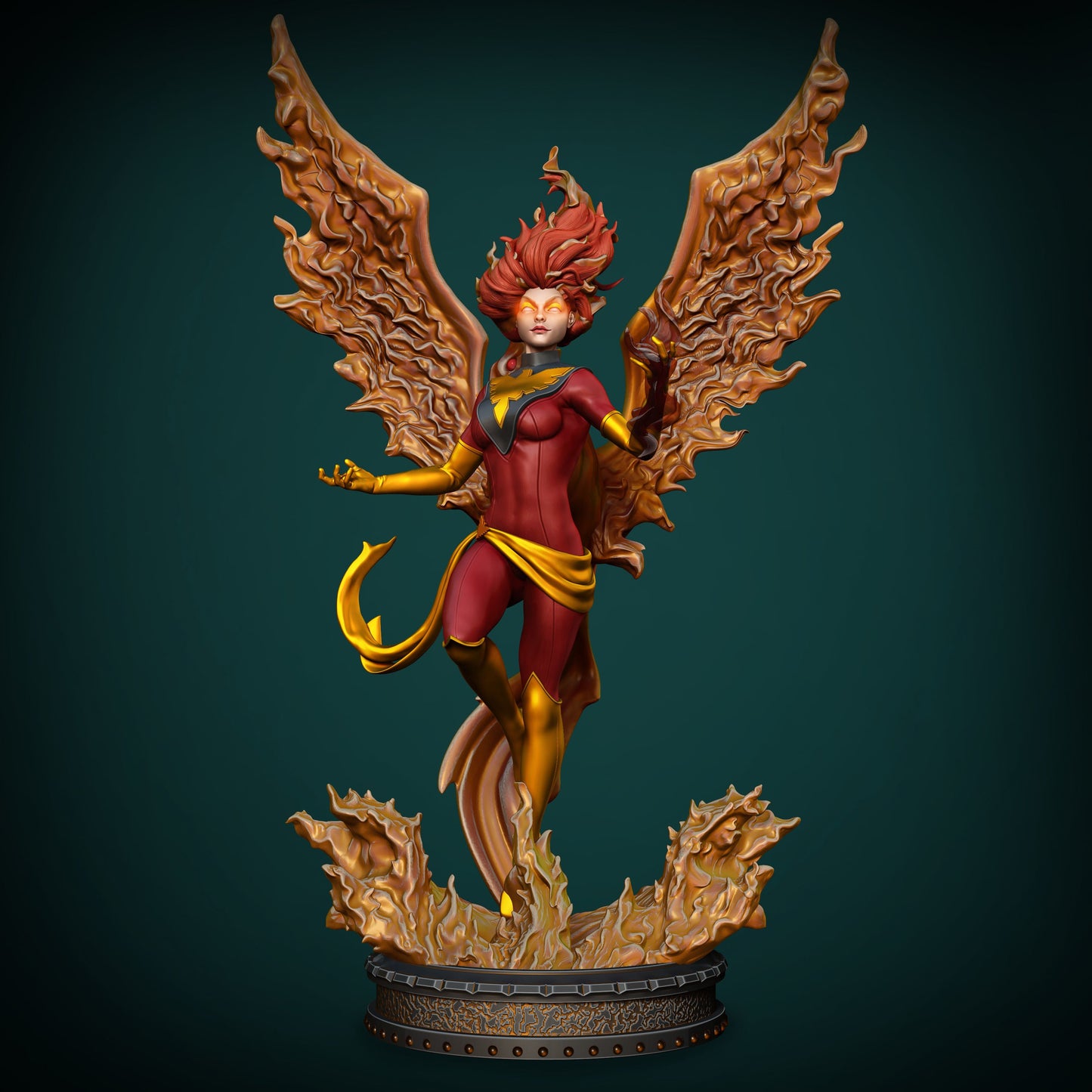 Jean Grey and Dark Phoenix - X-men - STL 3D Print Files