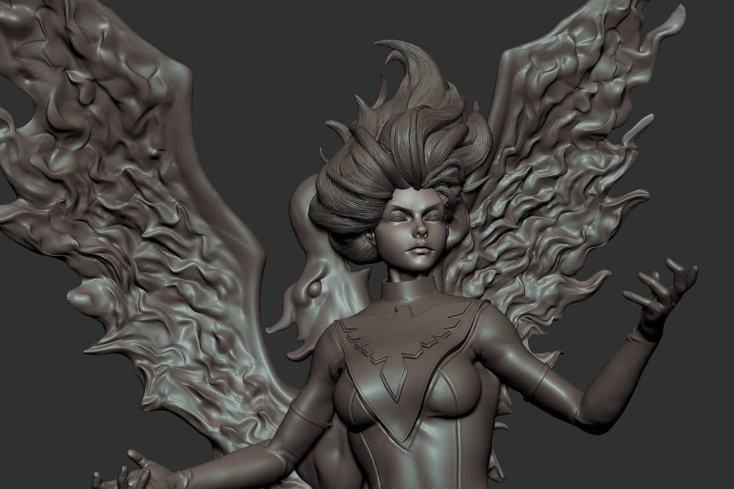 Jean Grey and Dark Phoenix - X-men - STL 3D Print Files