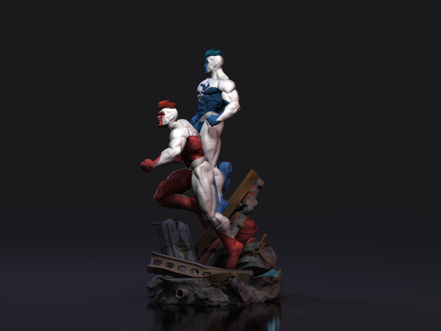 SUPERMAN RED AND BLUE - DC COMICS - STL 3D Print Files