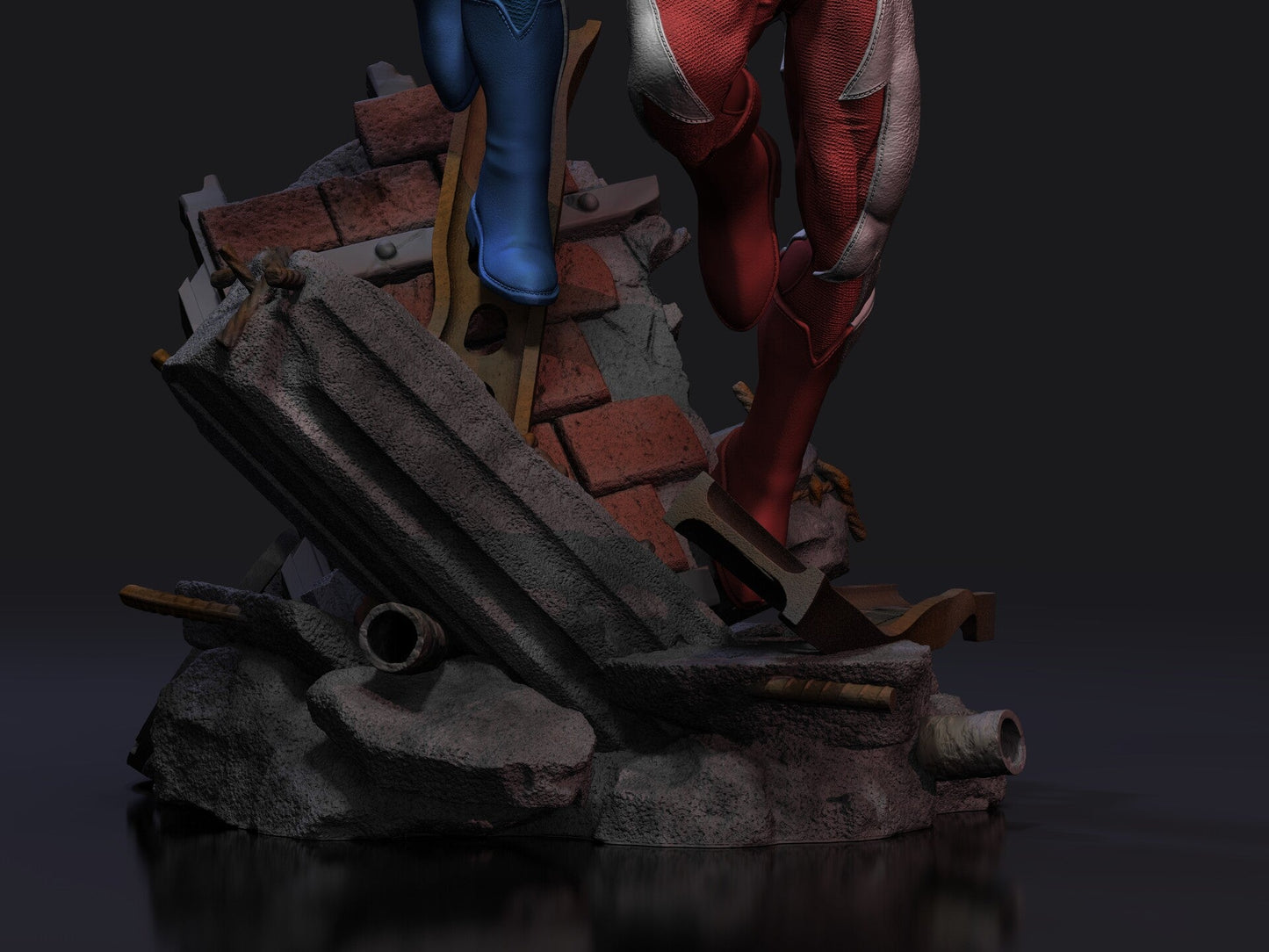 SUPERMAN RED AND BLUE - DC COMICS - STL 3D Print Files