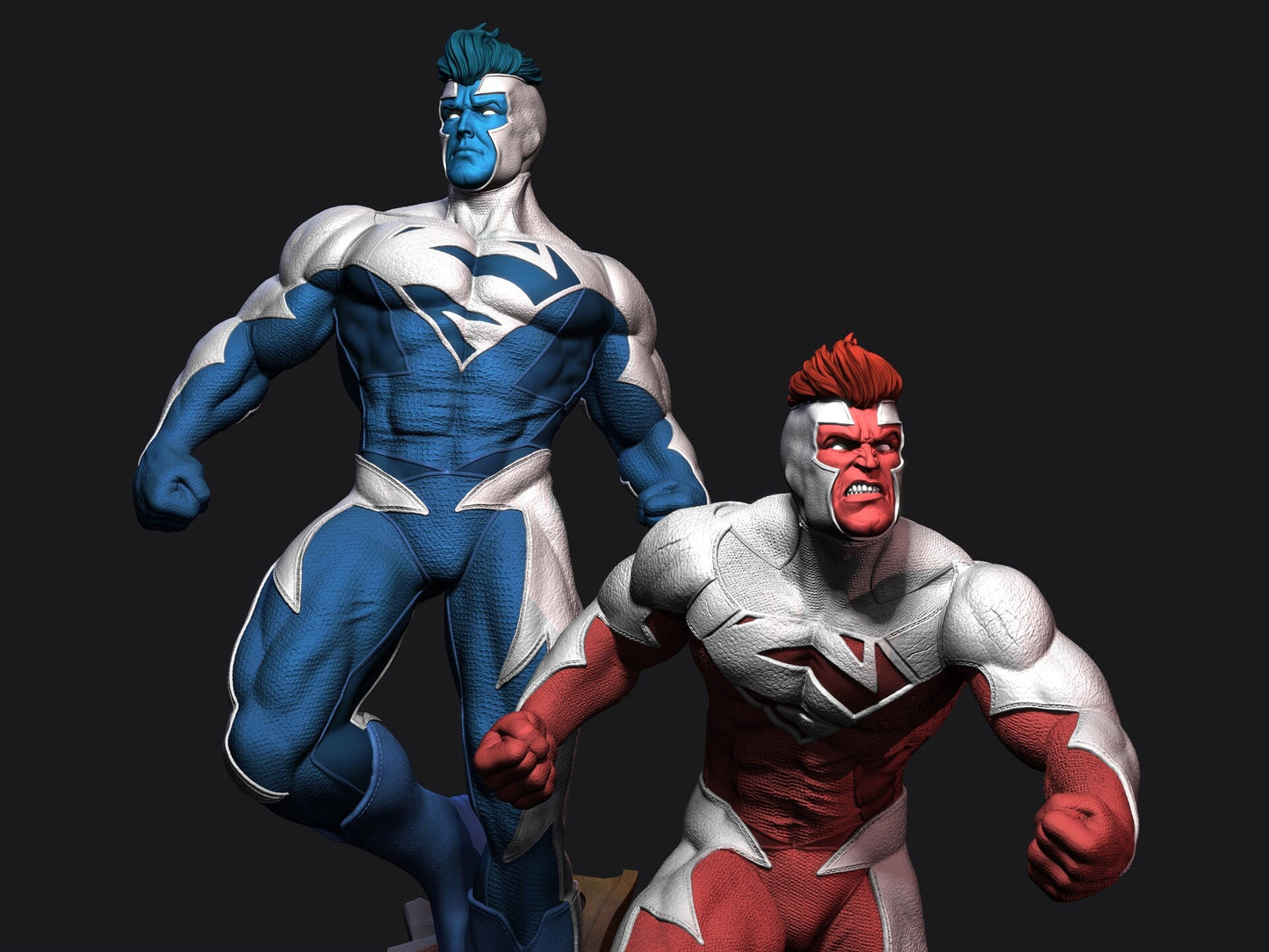 SUPERMAN RED AND BLUE - DC COMICS - STL 3D Print Files