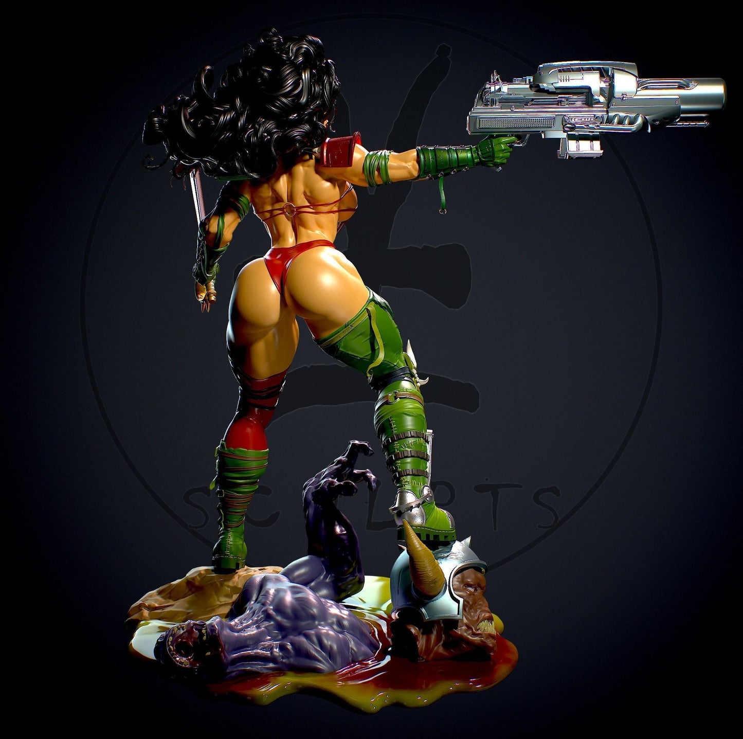 Julie NSFW - Heavy Metal 2000 - STL 3D Print Files