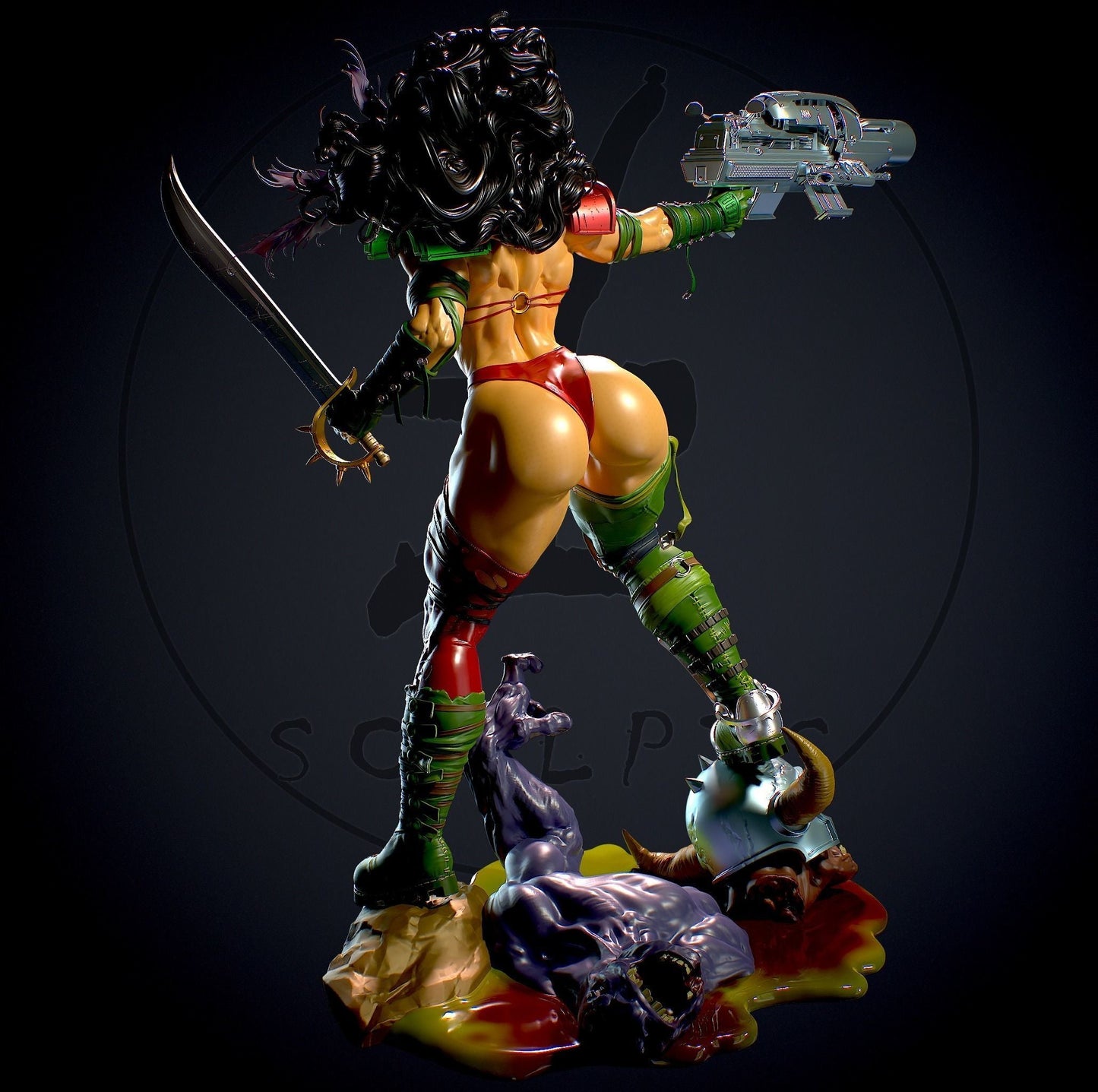 Julie NSFW - Heavy Metal 2000 - STL 3D Print Files