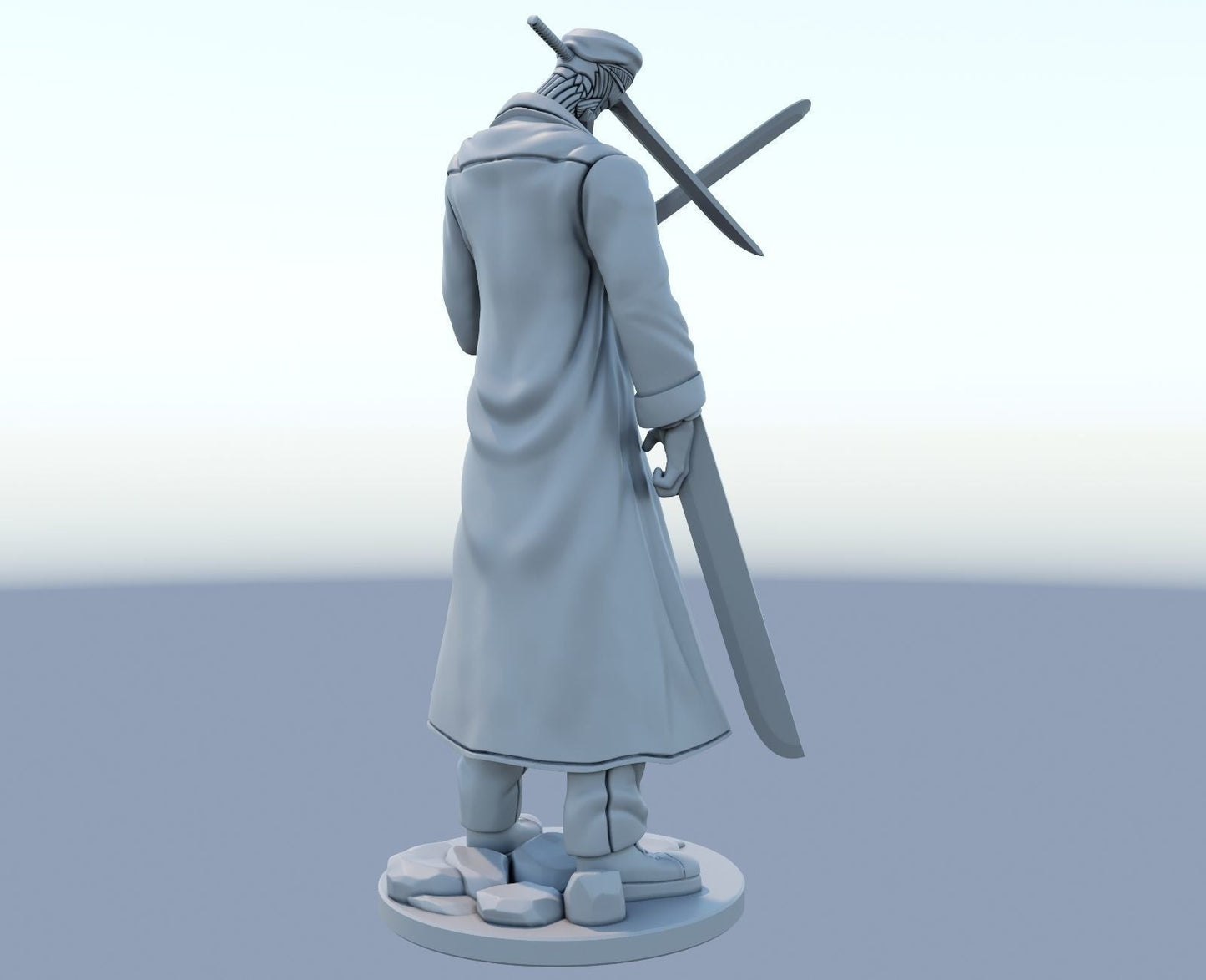 1849 Katana Man - Chainsaw Man - STL 3D Print Files