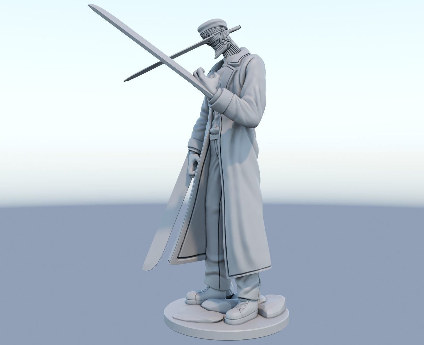 1849 Katana Man - Chainsaw Man - STL 3D Print Files