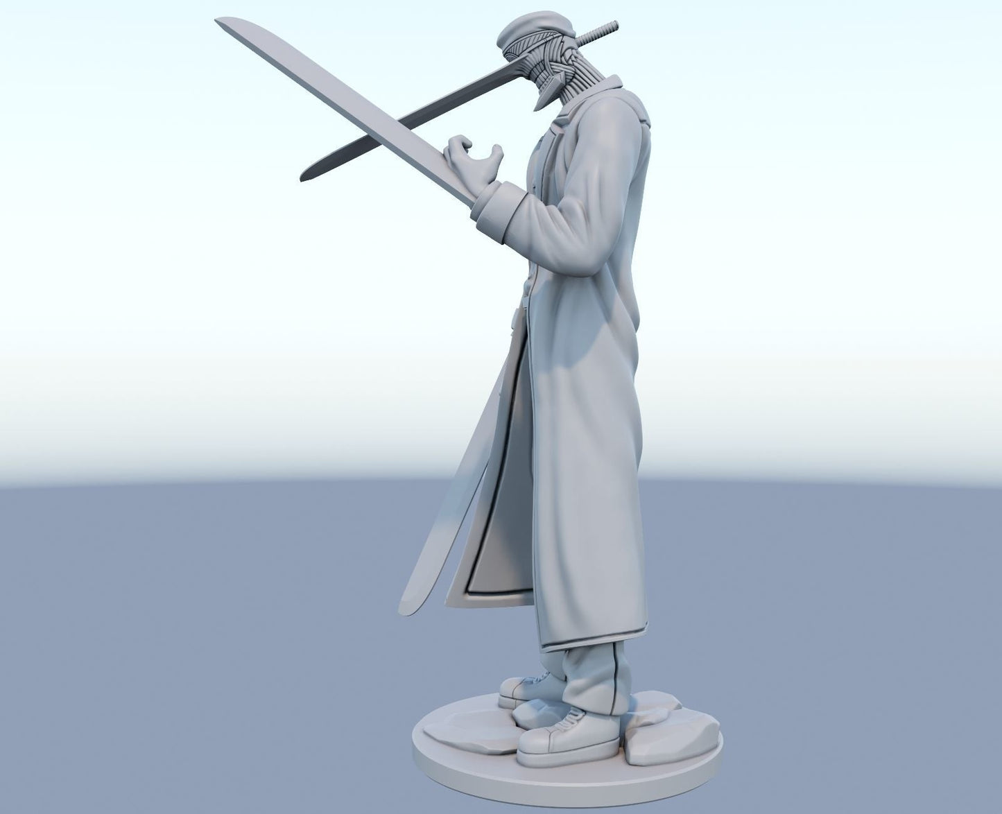 1849 Katana Man - Chainsaw Man - STL 3D Print Files