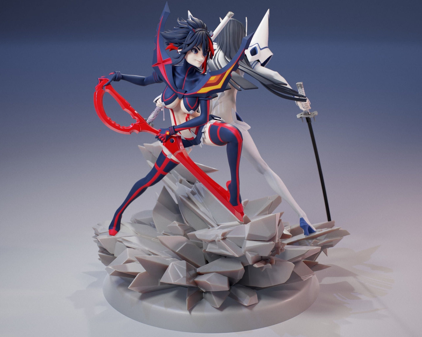 Satsuki and Ryuko - Kill la Kill - STL 3D Print Files