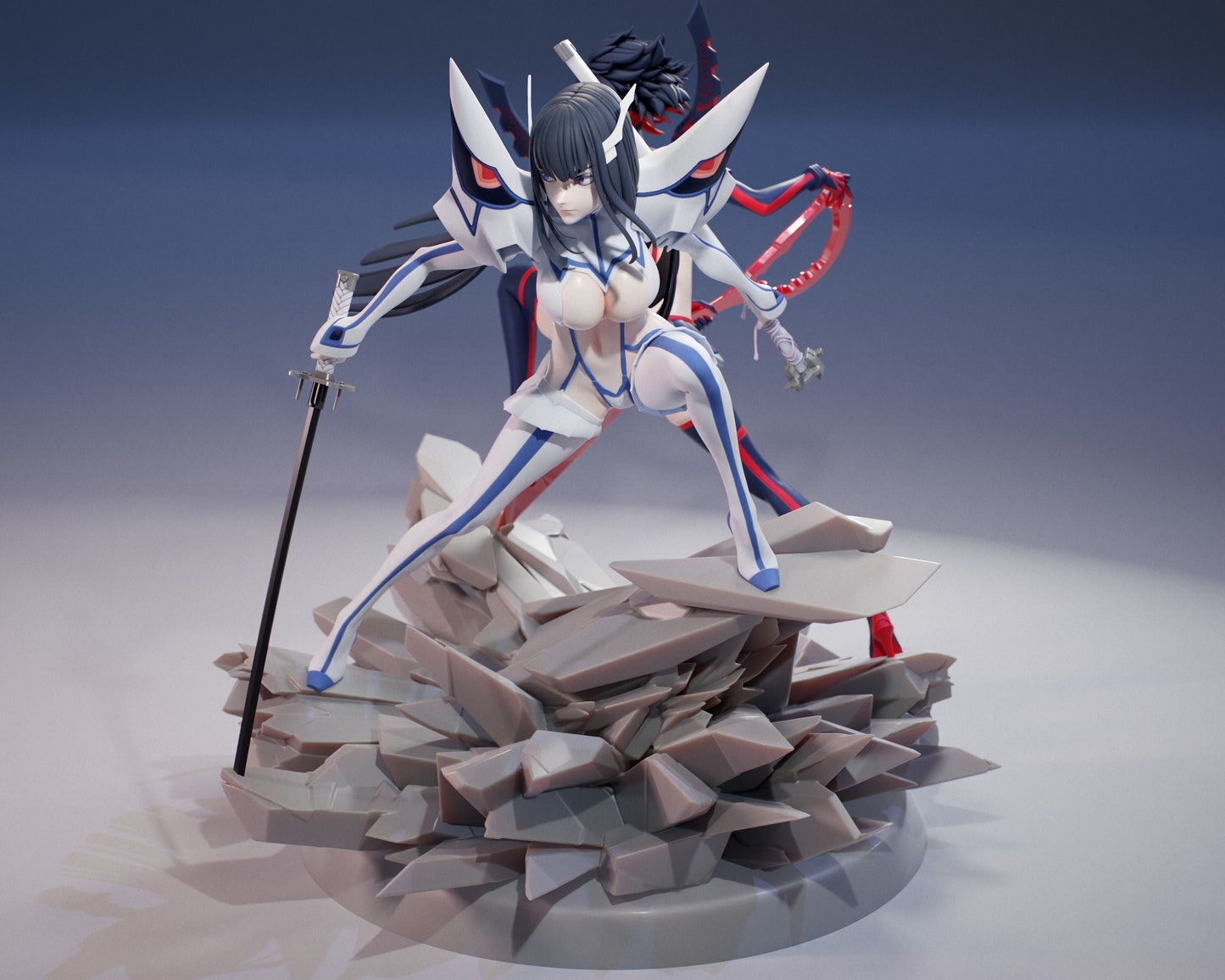 Satsuki and Ryuko - Kill la Kill - STL 3D Print Files