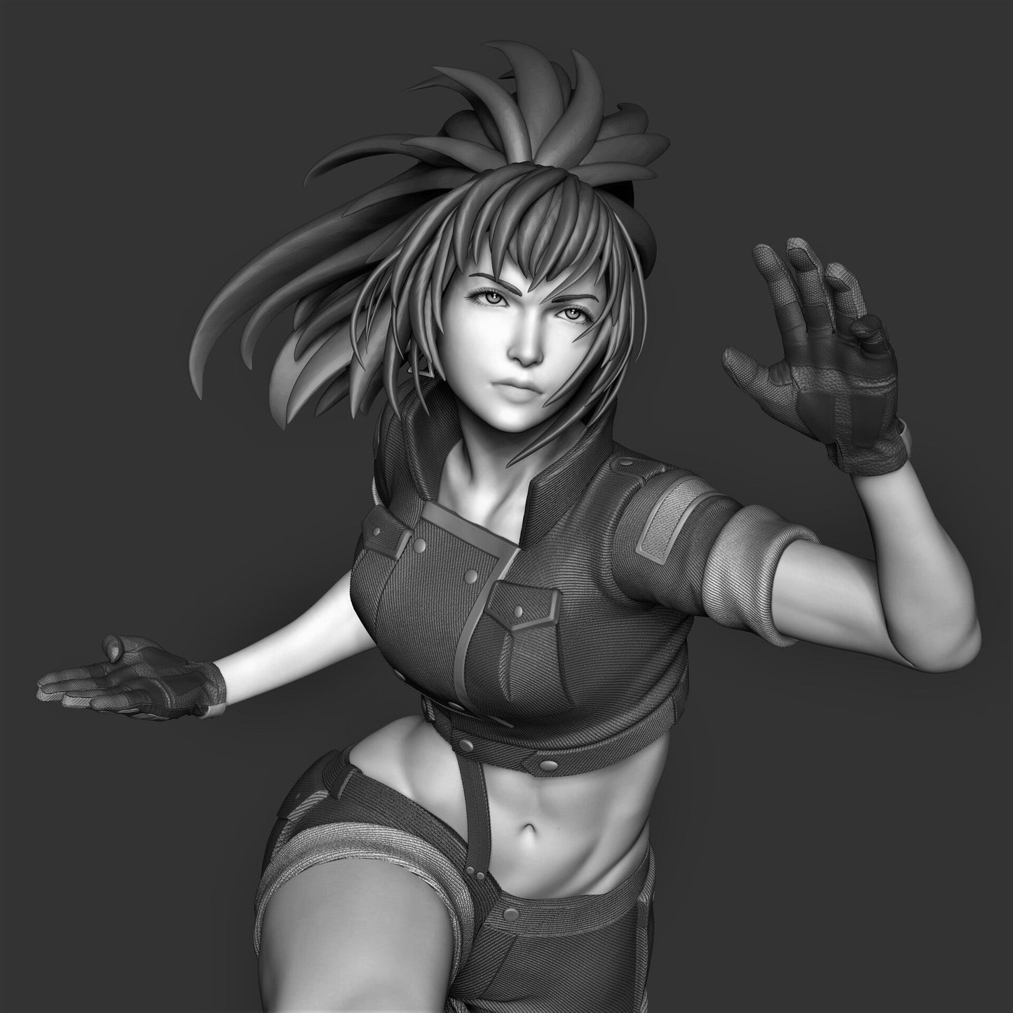 Leona Heidern - The King of Fighters - STL 3D Print Files