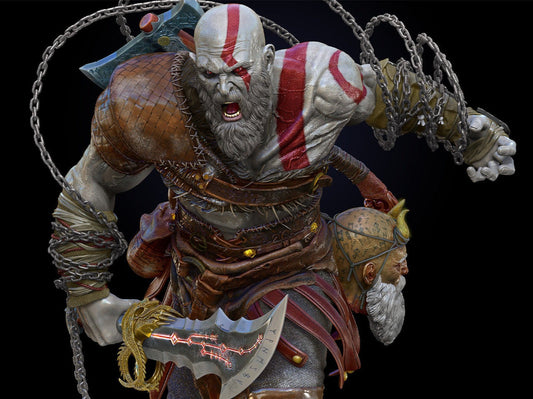 Kratos - God Of War - STL 3D Print Files 3D print model