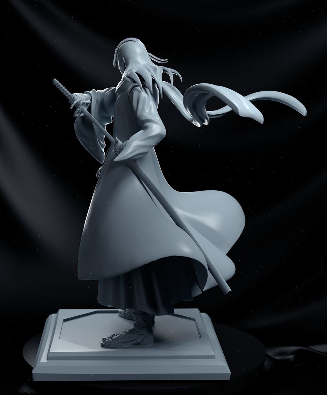 Byakuya Kuchiki - Bleach - STL 3D Print Files