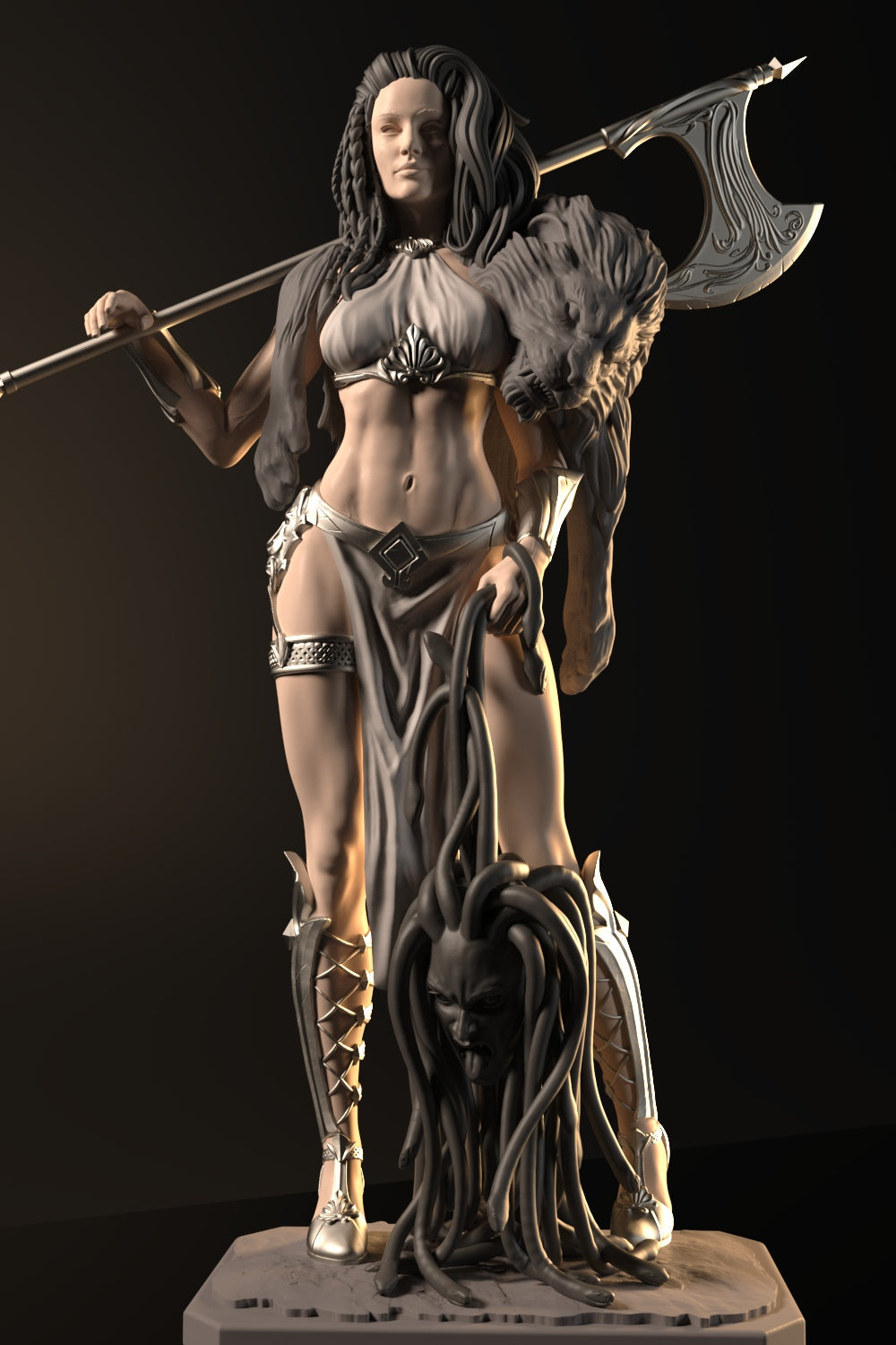 Lady Warrior NSFW  - STL 3D Print Files