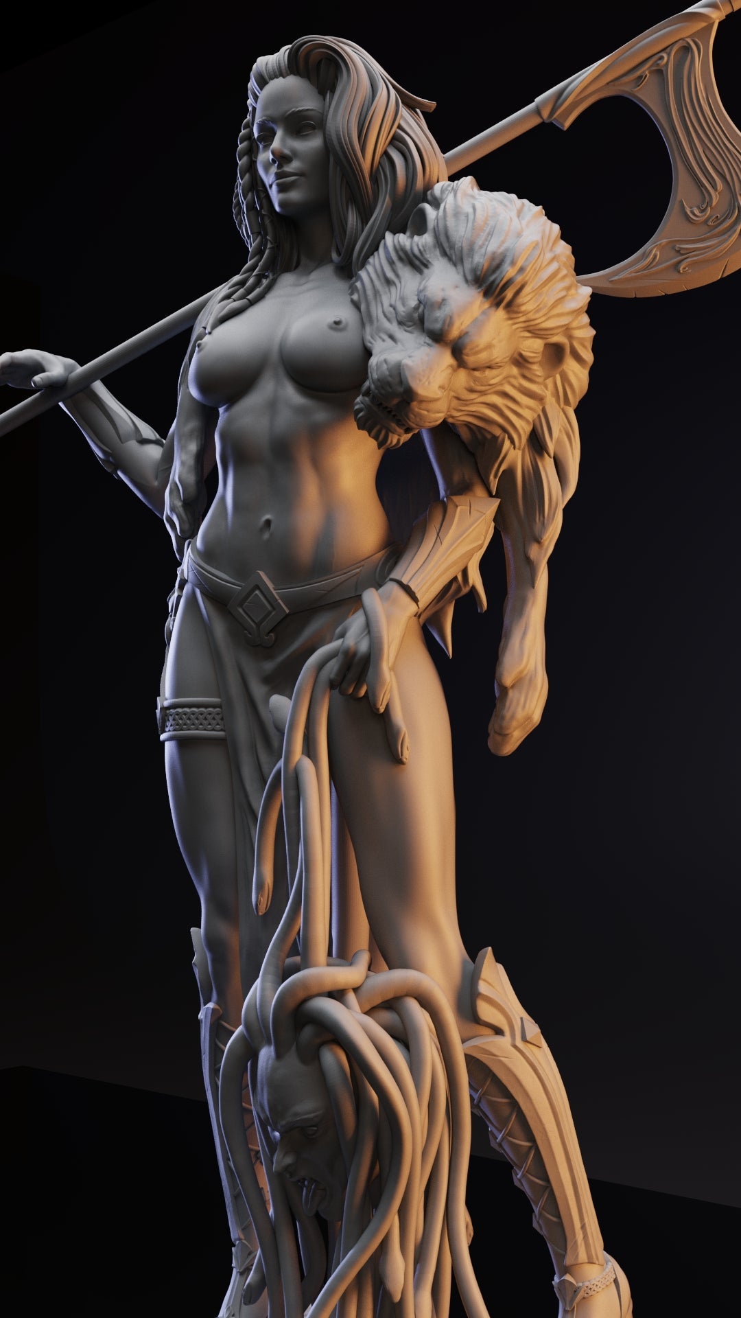 Lady Warrior NSFW  - STL 3D Print Files