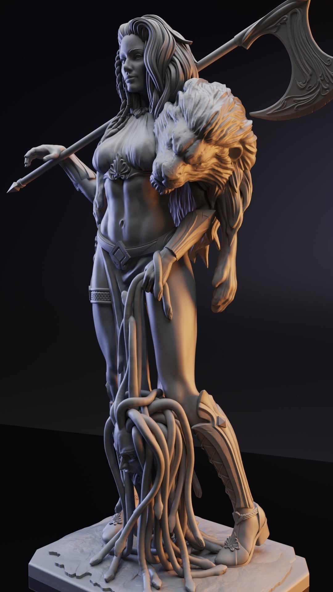 Lady Warrior NSFW  - STL 3D Print Files