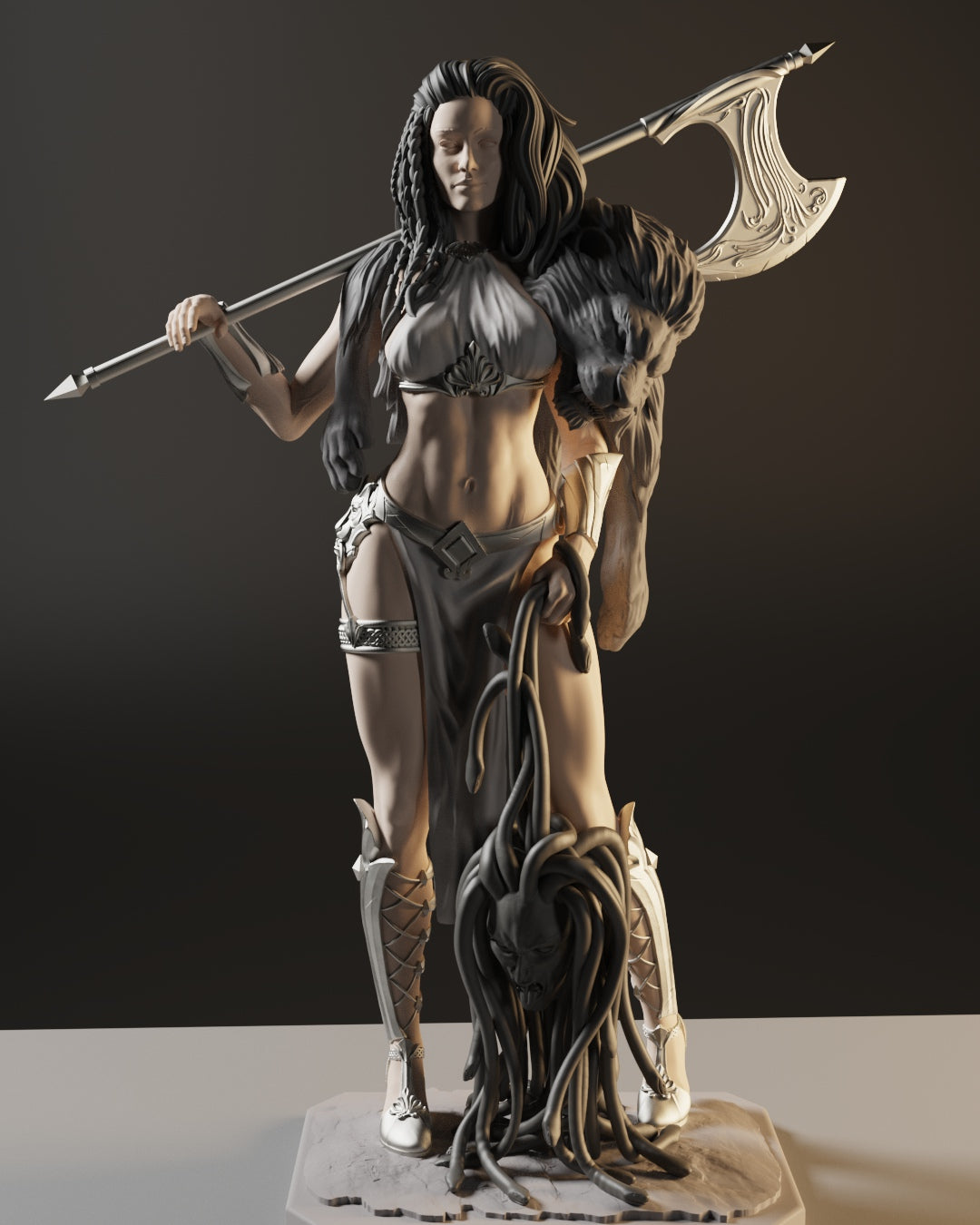 Lady Warrior NSFW  - STL 3D Print Files