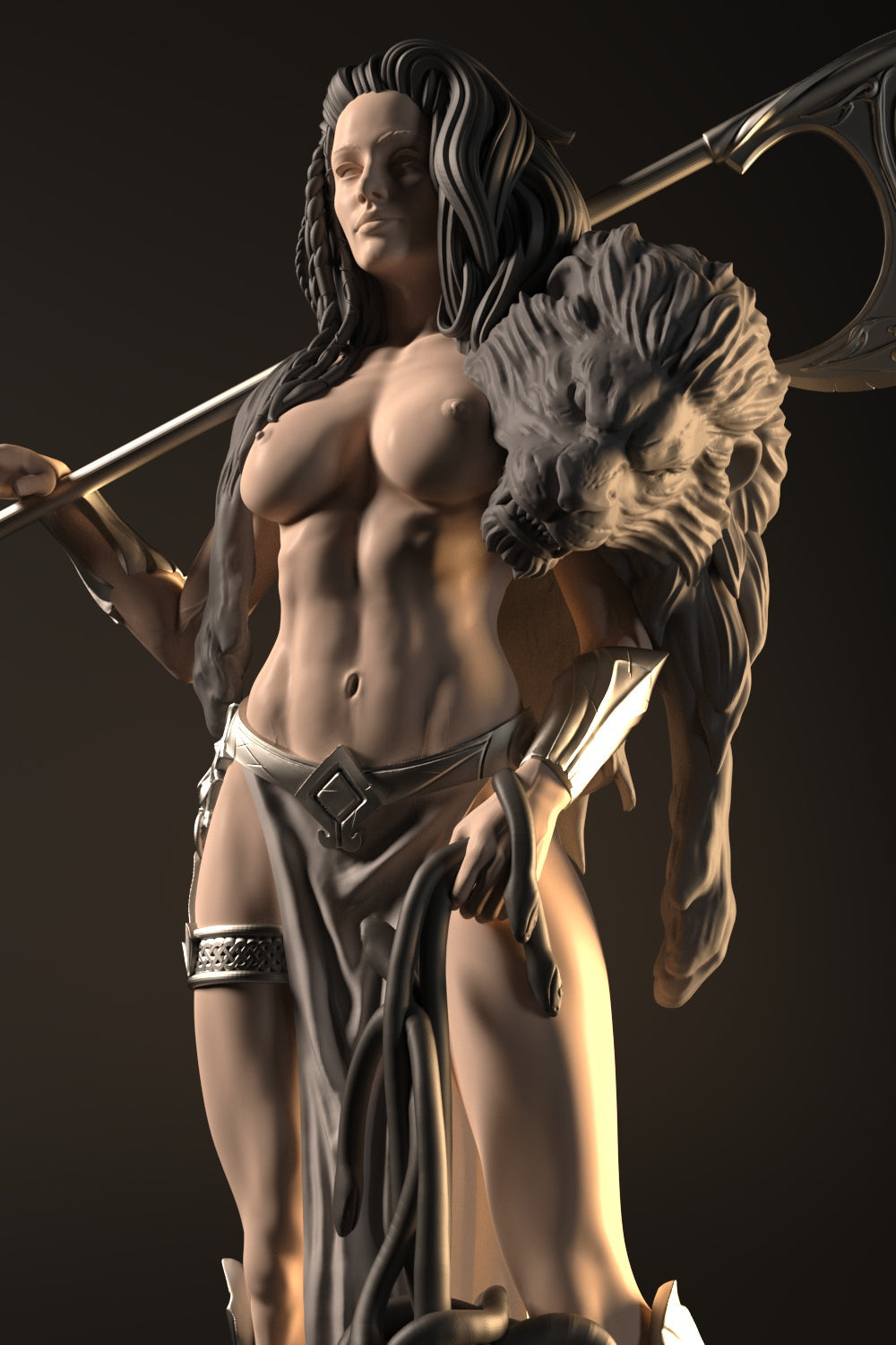 Lady Warrior NSFW  - STL 3D Print Files