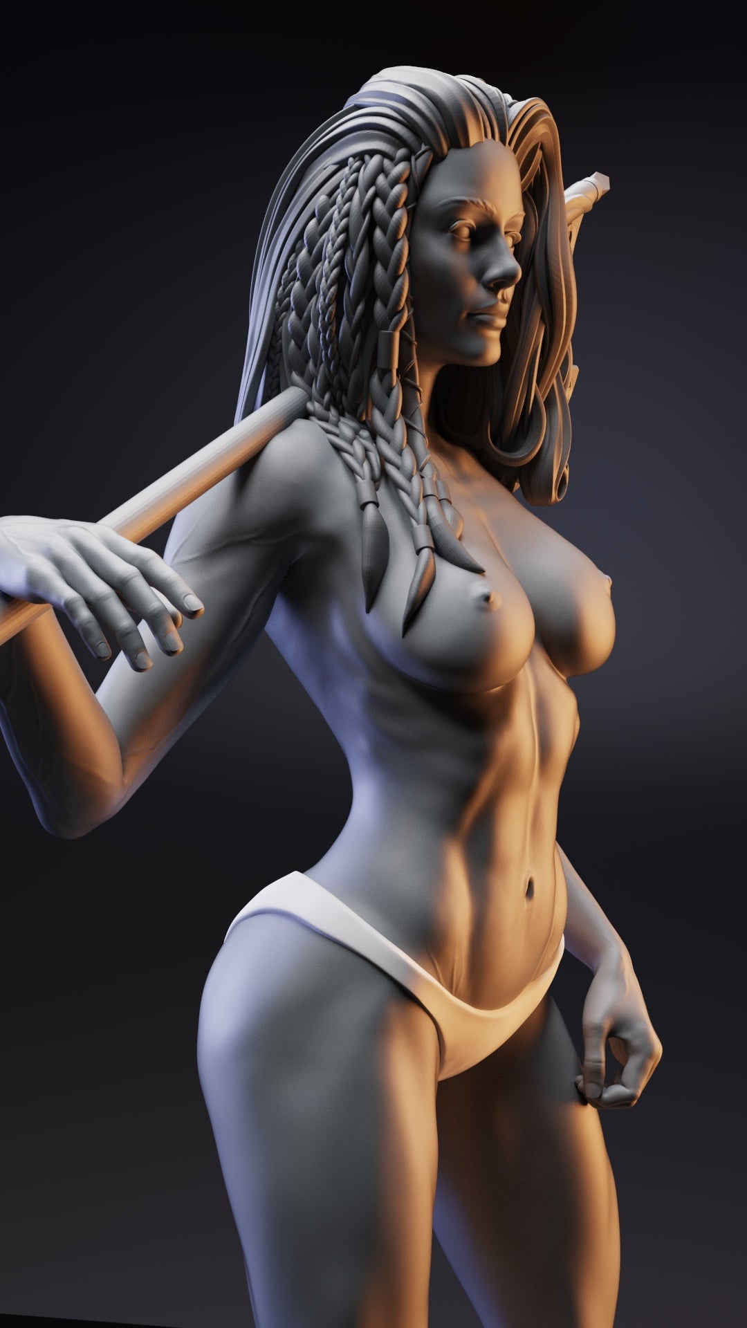 Lady Warrior NSFW  - STL 3D Print Files