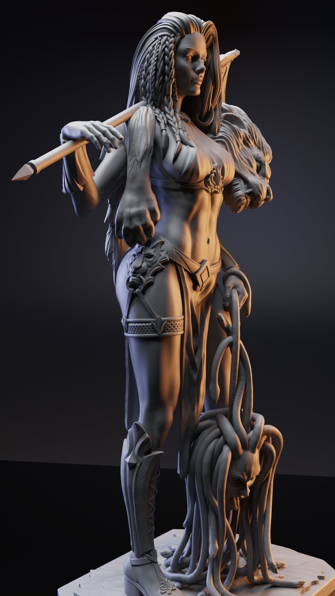 Lady Warrior NSFW  - STL 3D Print Files