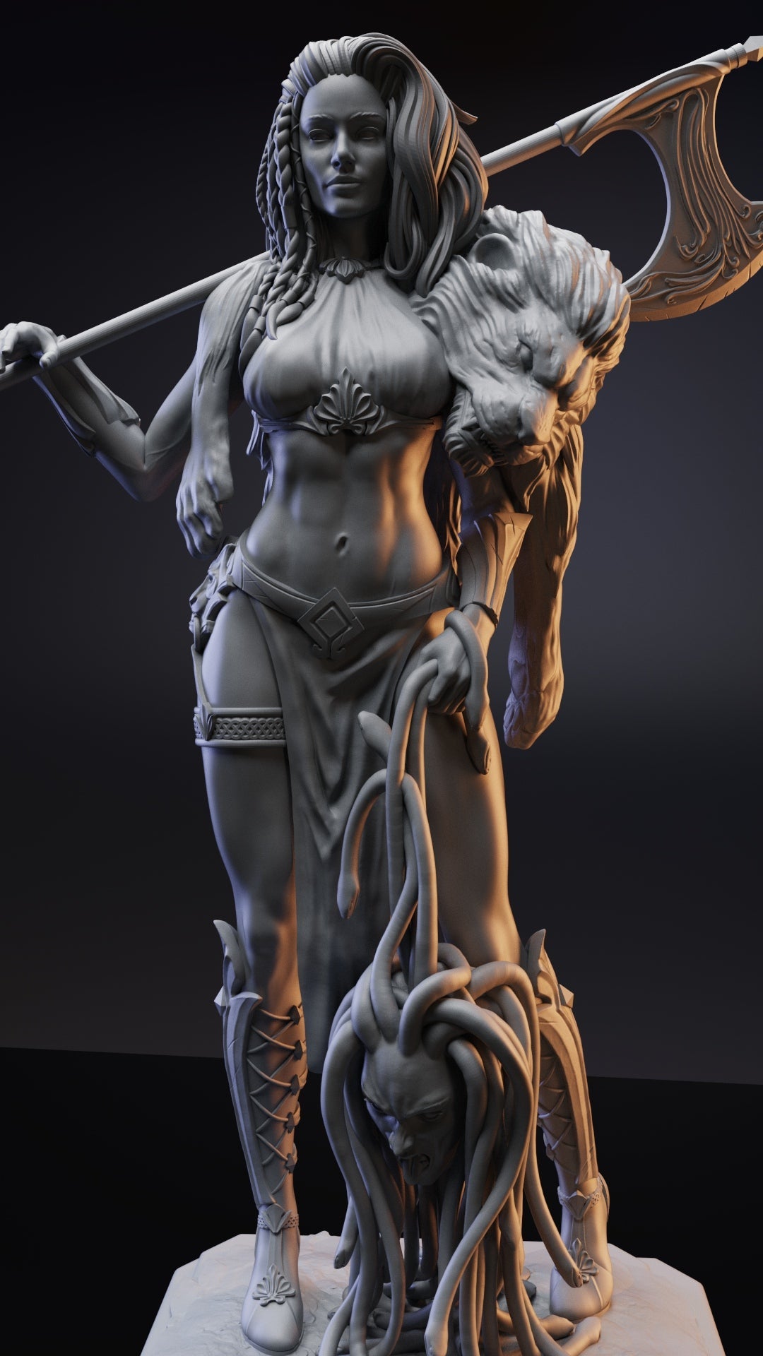 Lady Warrior NSFW  - STL 3D Print Files