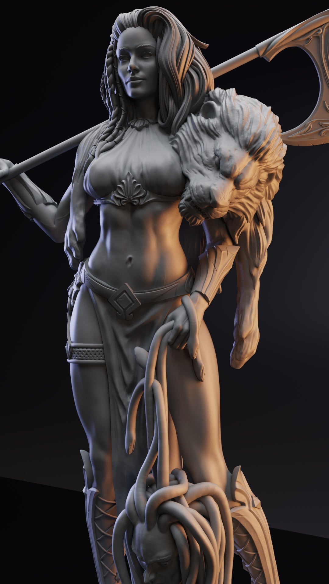 Lady Warrior NSFW  - STL 3D Print Files