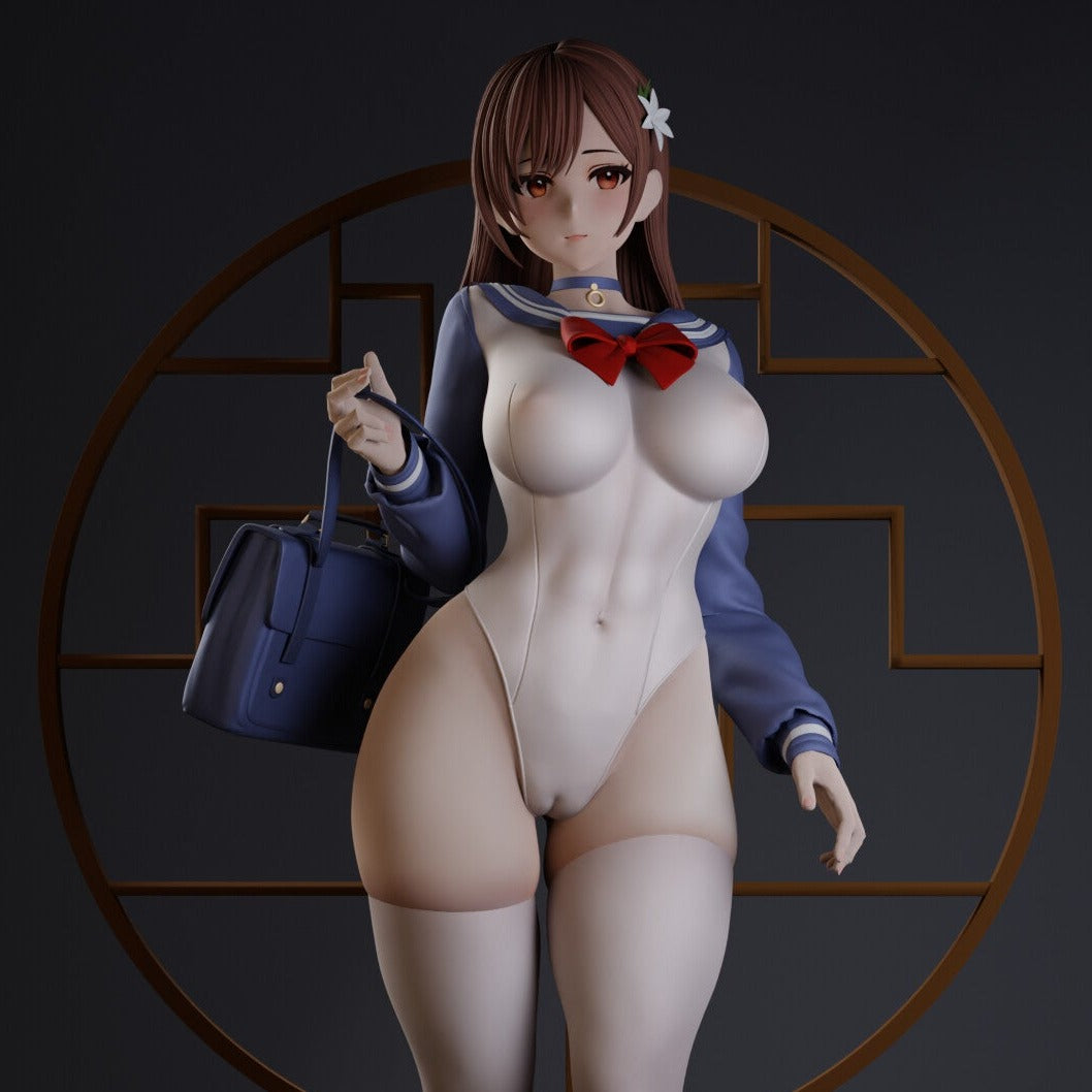 Sexy Schoolgirl - STL 3D Print Files