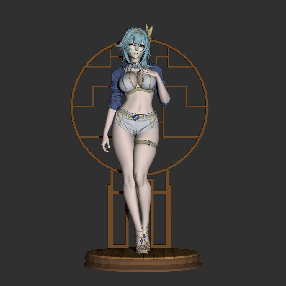 Eula Summer - Genshin Impact - STL 3D Print Files