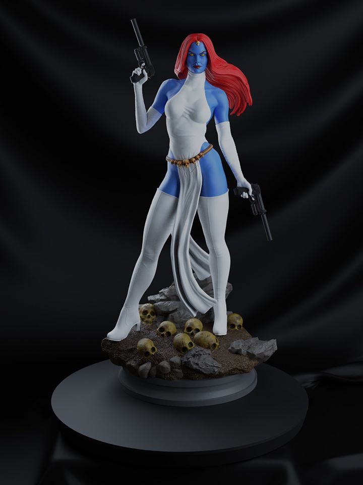 1422 Mystique - X-Men - STL 3D Print Files