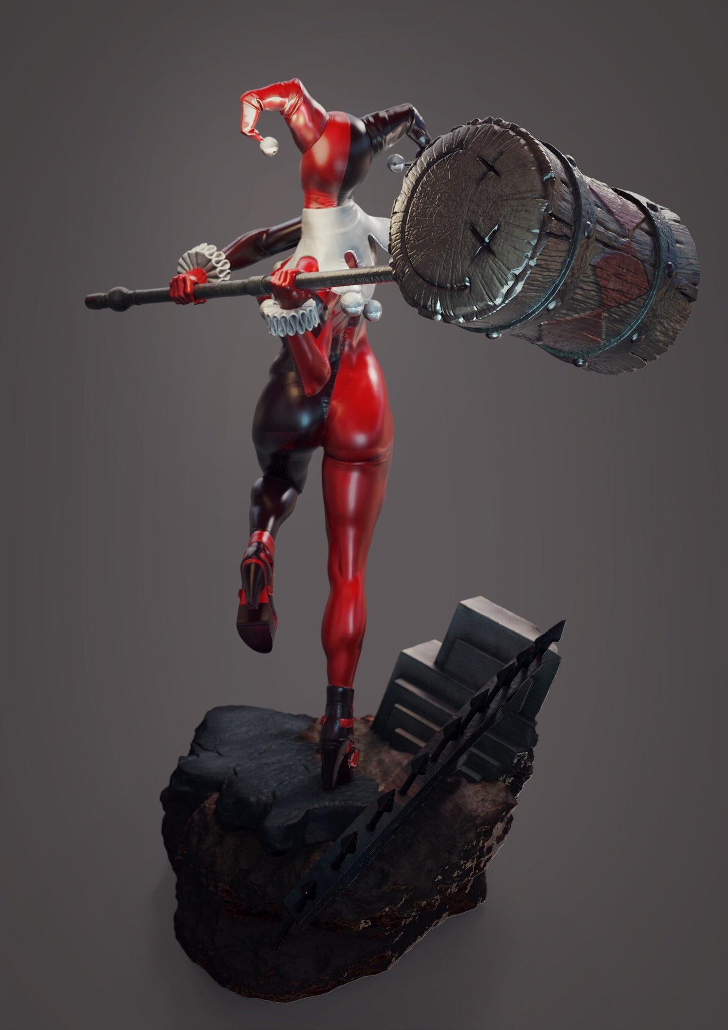 1429 Harley Quinn Comic - DC Comics - STL 3D Print Files