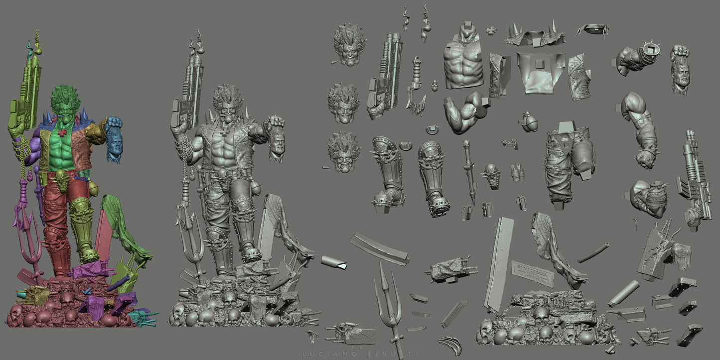 Lobo - DC Comics - STL 3D Print Files