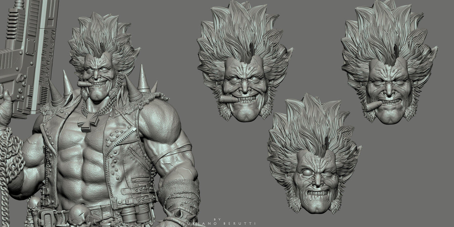 Lobo - DC Comics - STL 3D Print Files