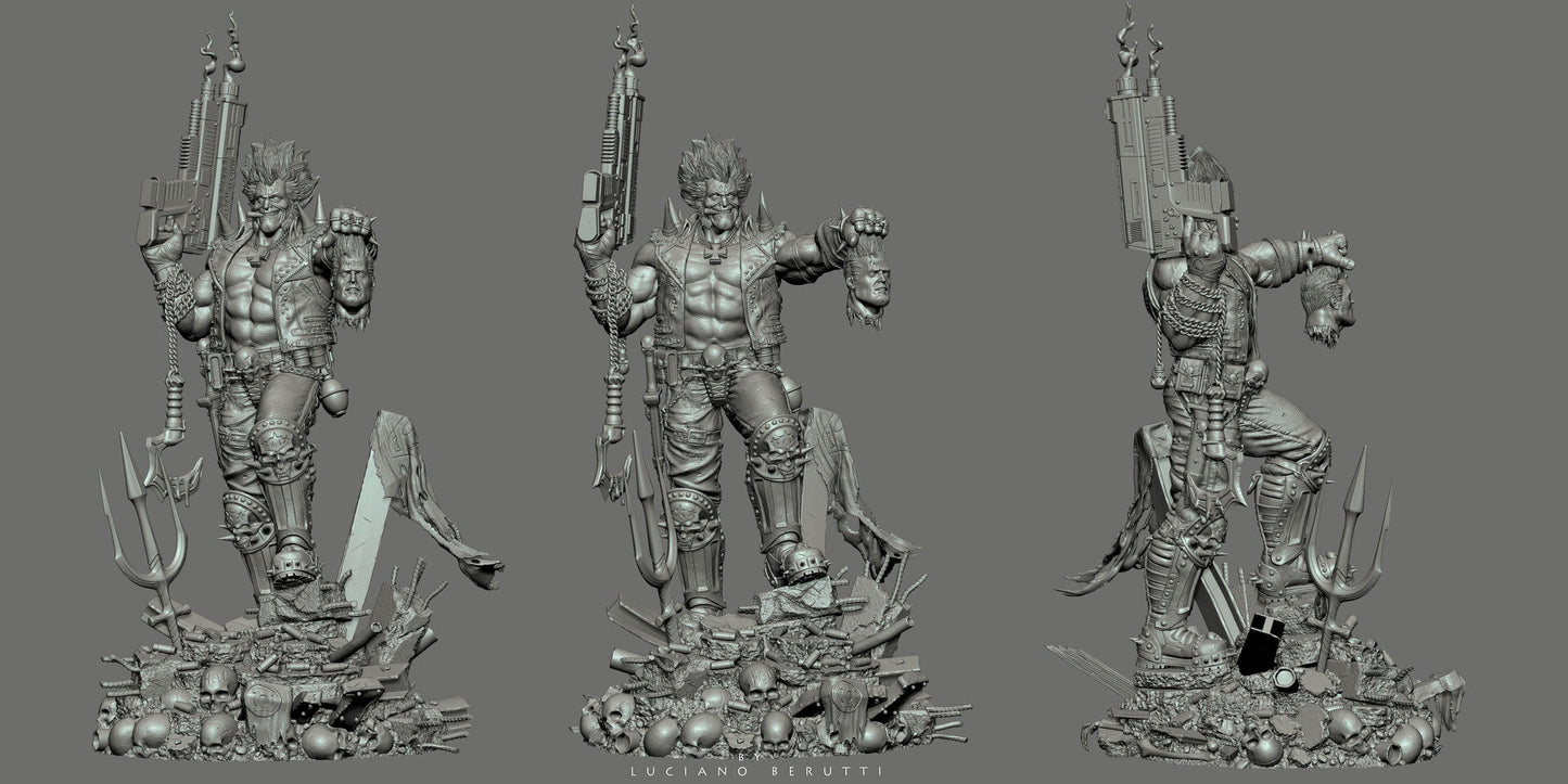 Lobo - DC Comics - STL 3D Print Files