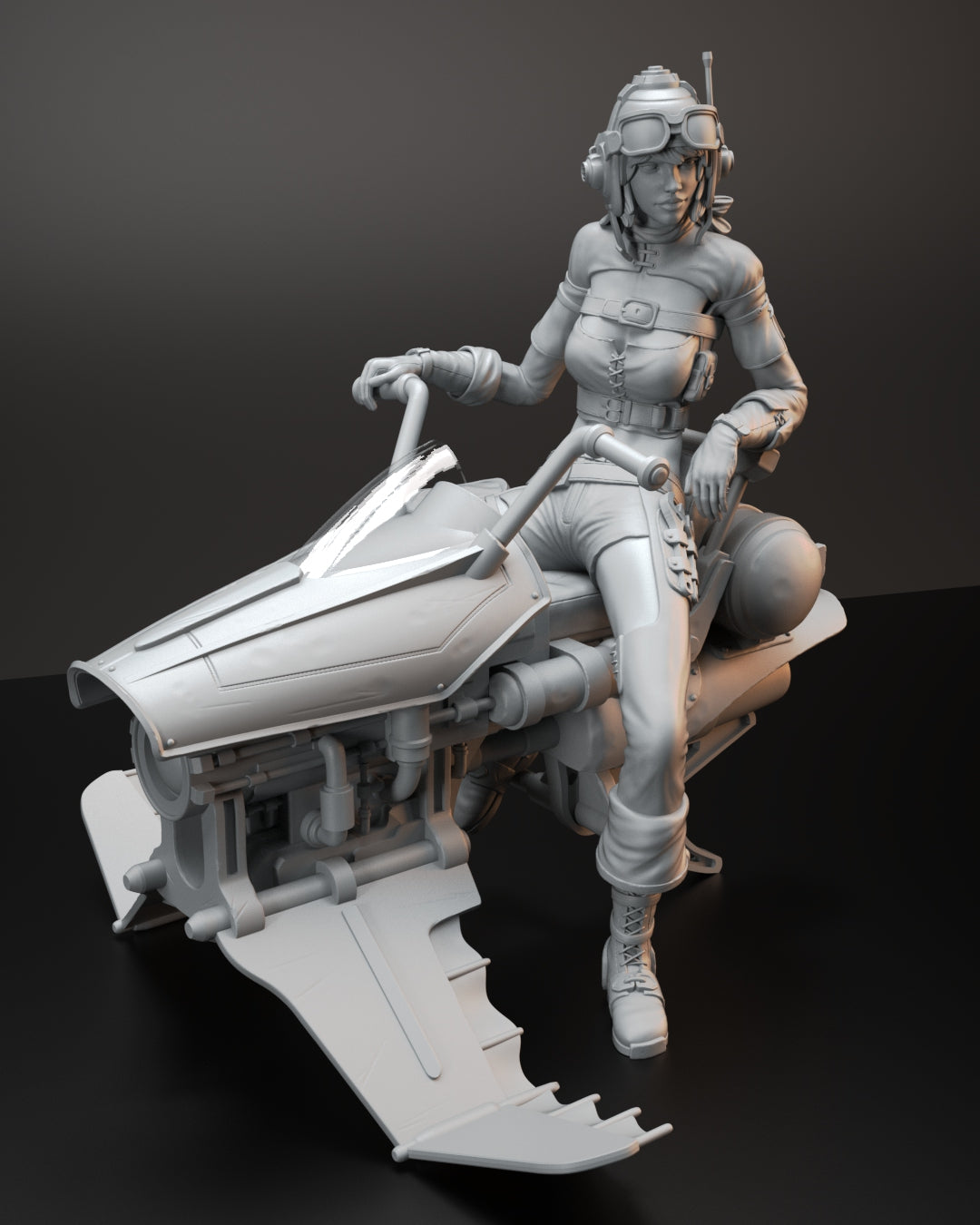 Lybbia the Engineer - STL 3D Print Files