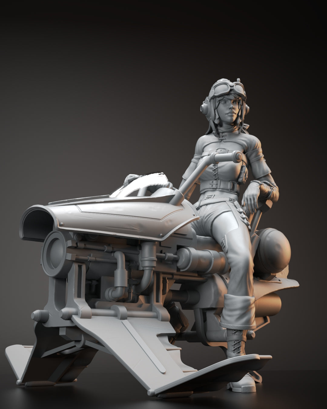 Lybbia the Engineer - STL 3D Print Files