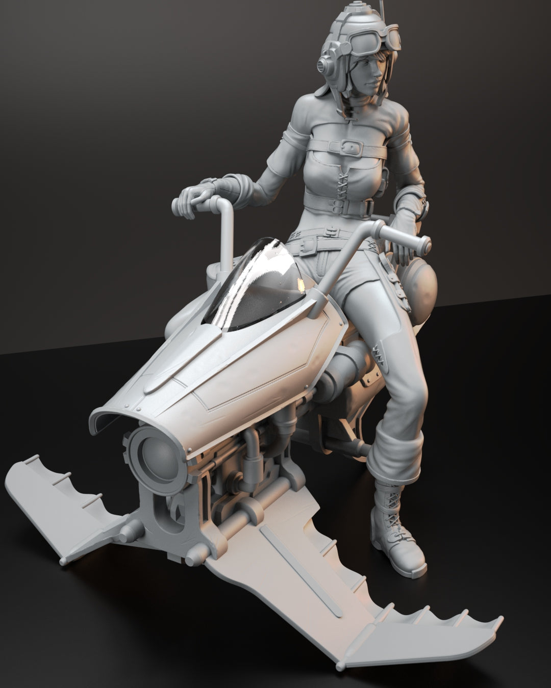 Lybbia the Engineer - STL 3D Print Files