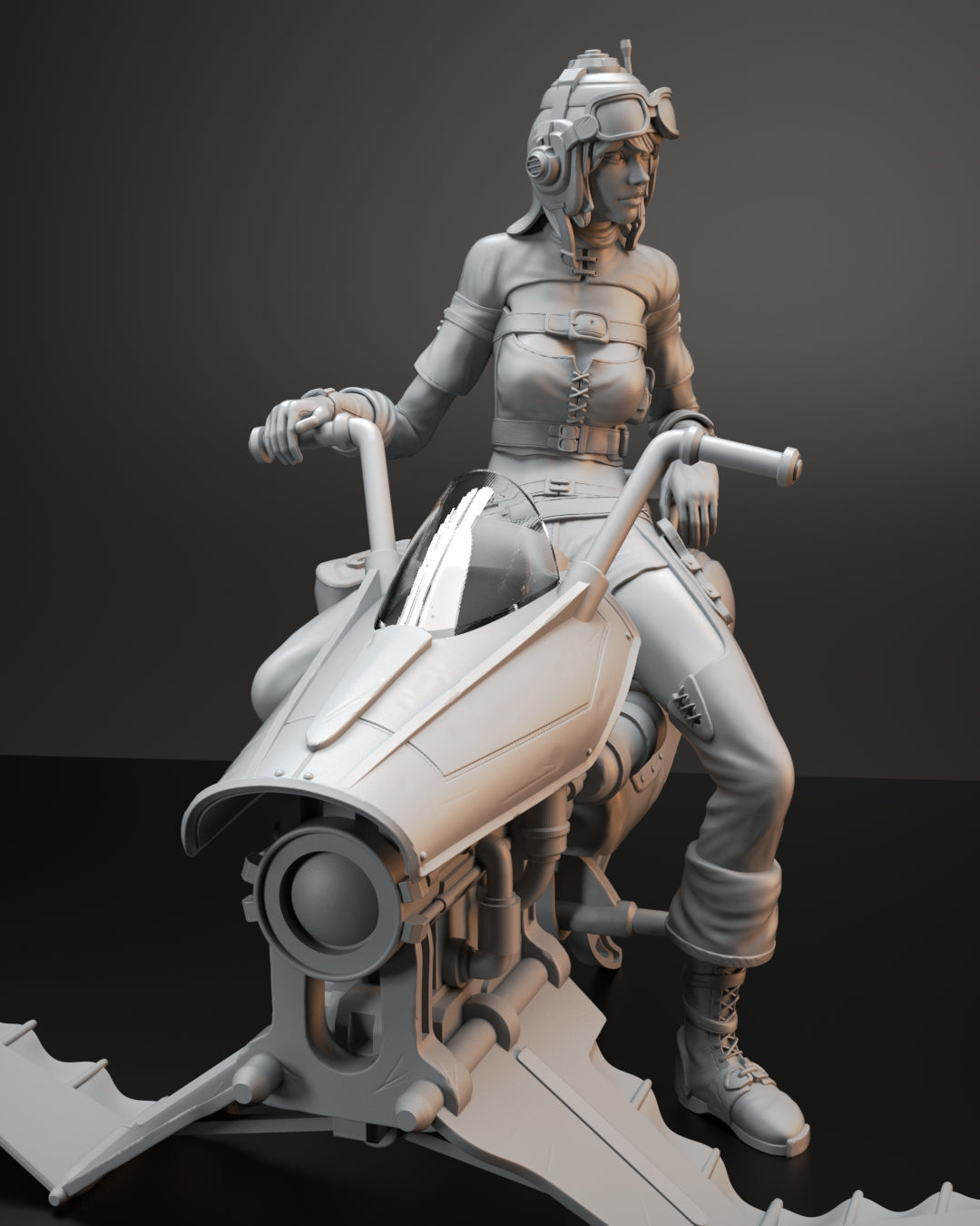 Lybbia the Engineer - STL 3D Print Files