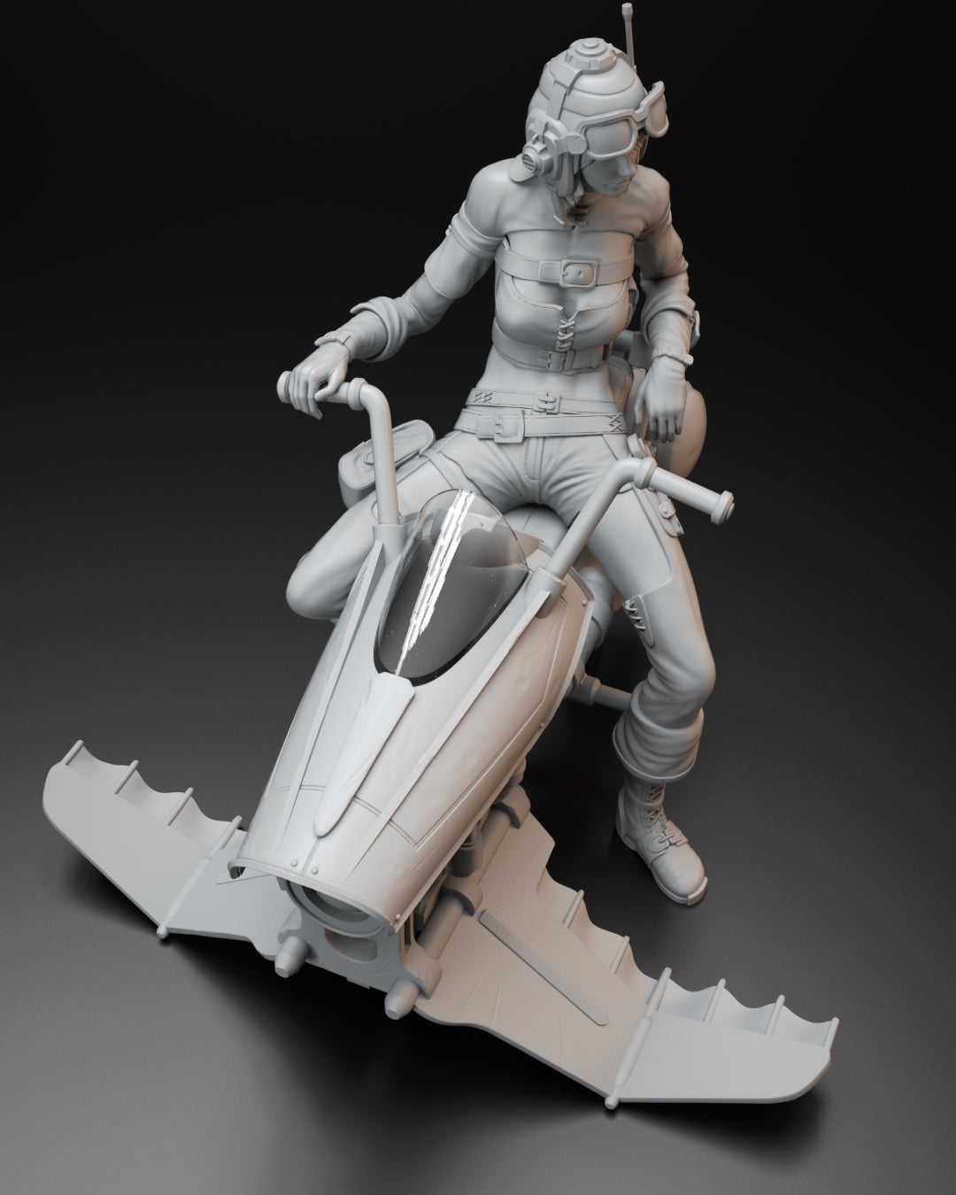 Lybbia the Engineer - STL 3D Print Files