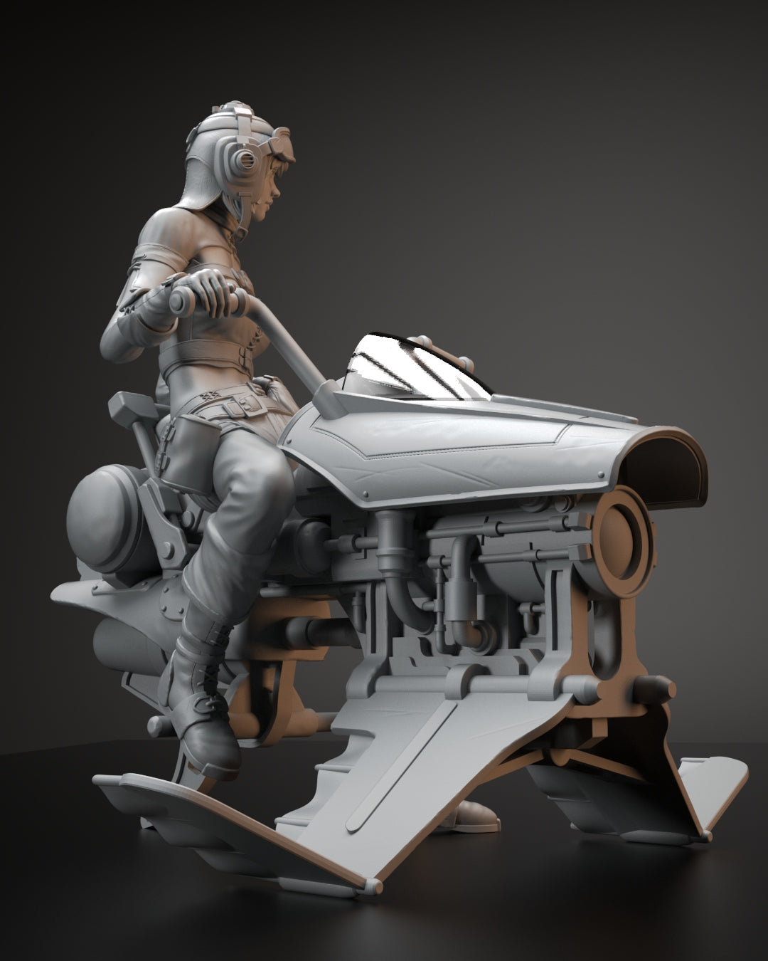 Lybbia the Engineer - STL 3D Print Files